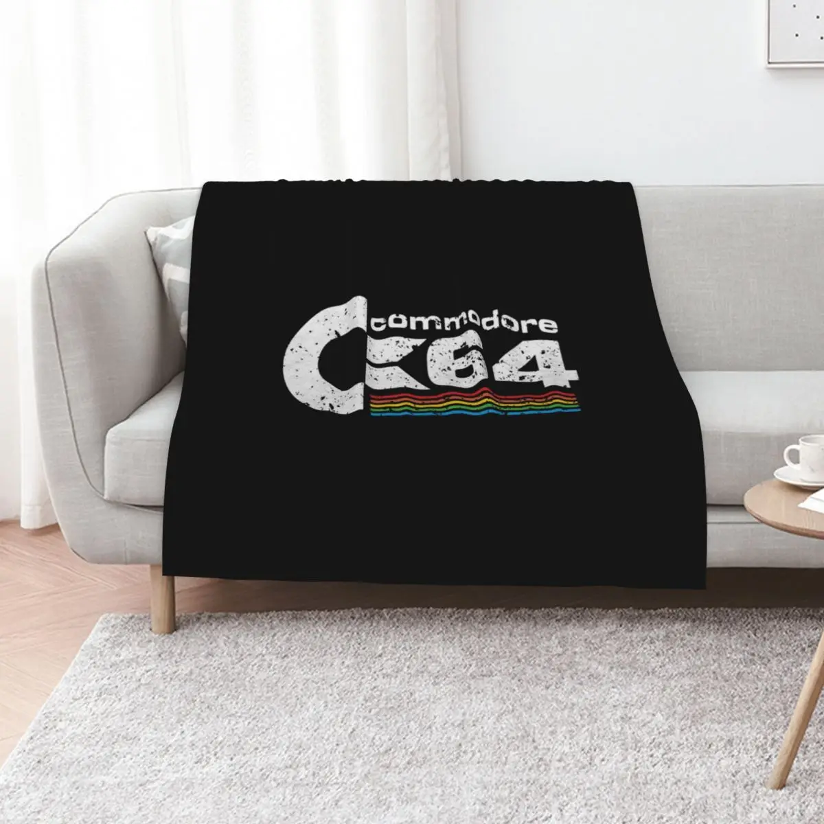 Commodore 64 Retro Computer T-Shirt Throw Blanket Polar christmas gifts Sofa Throw for sofa Plaid Flannel Blankets
