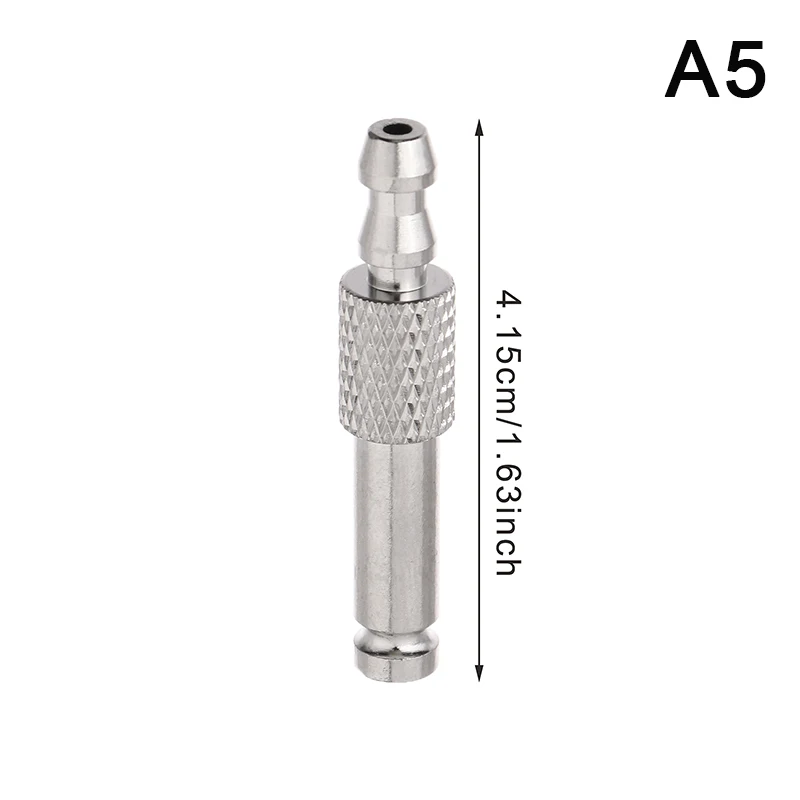 Metal Air Hose Connector NIBP Adapter Blood Pressure Meter BP Cuff Joint Link Male Female Quick Connection Bayonet Airway Joints
