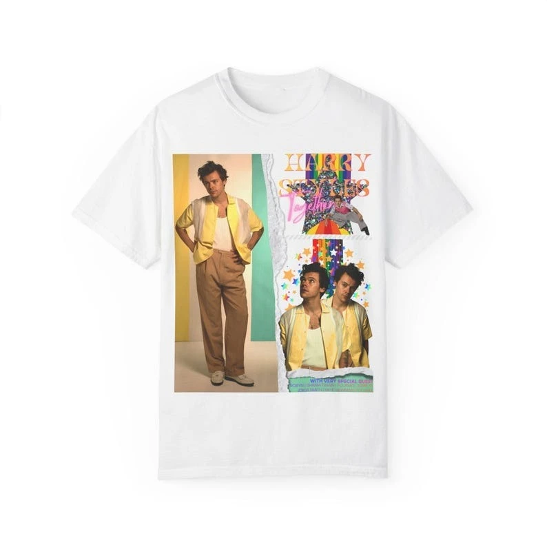 HARRY STYLES Together Together World Tour Concert Print Short Sleeve T-shirt Men Women Casual Tee Tops Perfect Gift For Fans