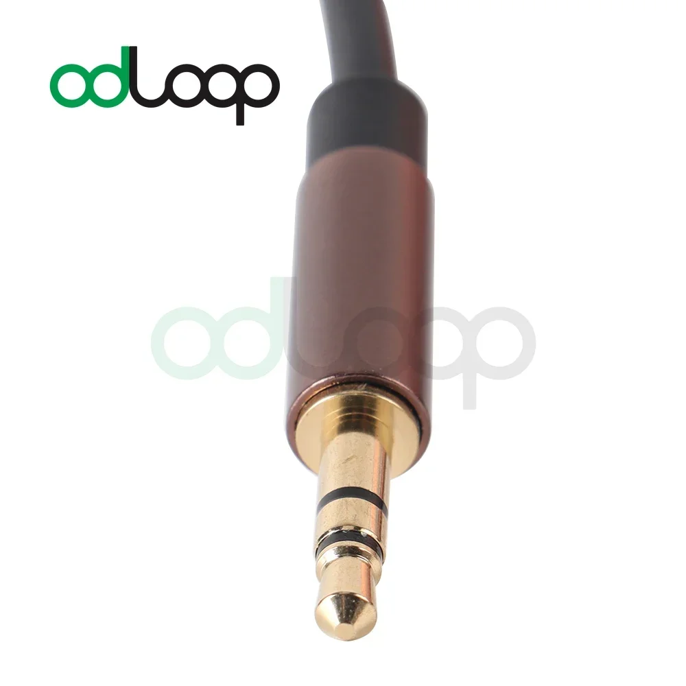 ODLOOP-Cable RCA HiFi estéreo 2RCA a 3,5mm, Cable de Audio AUX RCA Jack 3,5 Y divisor para amplificadores de Audio, Cable de cine en casa