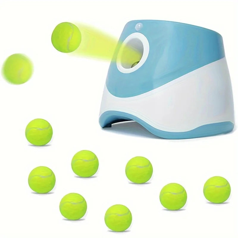 Factory Hot Sale Interactive Pet Toy Electric Ball Thrower Outdoor Tennis Training Toy