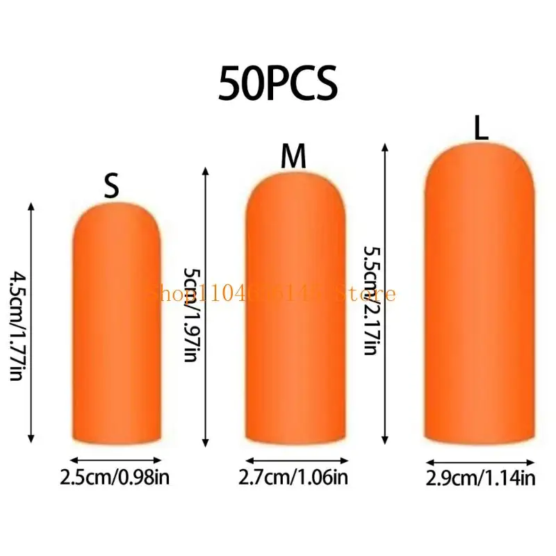 5asd Breathable Latex Finger Cots Protectors With Nonslip Dots For Laboratory Work And Industrial Applications