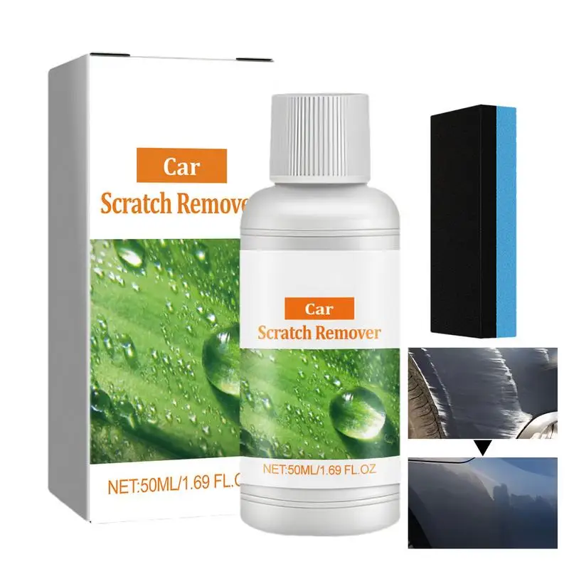 

Car Scratch Repair Wax-Infused Car Scratch Repair Remover Multifunctional Car Scratch Remover Maintenance Supplies With Sponge