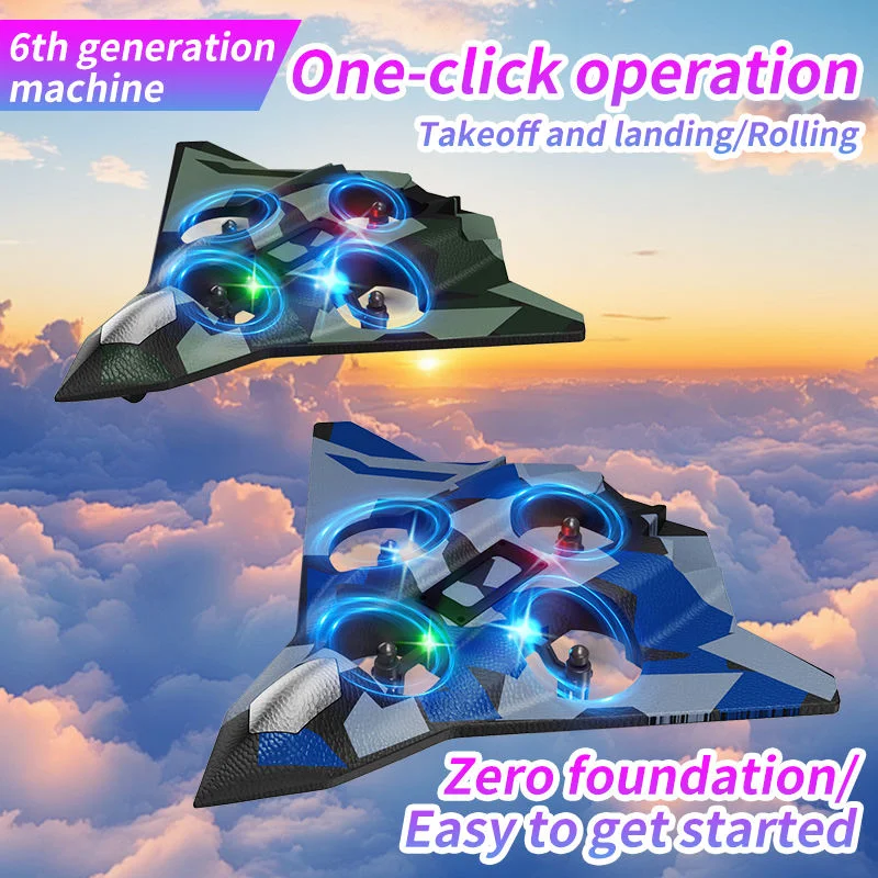 CZ36 Foam RC Aircraft Glider Electric Fighter 6CH Remote Control Airplane Fall Resistant Plane Quadcopter Toys for Boys Gifts