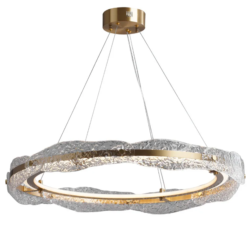 

Light luxury atmosphere living room chandelier, post-modern simple dining room lamp