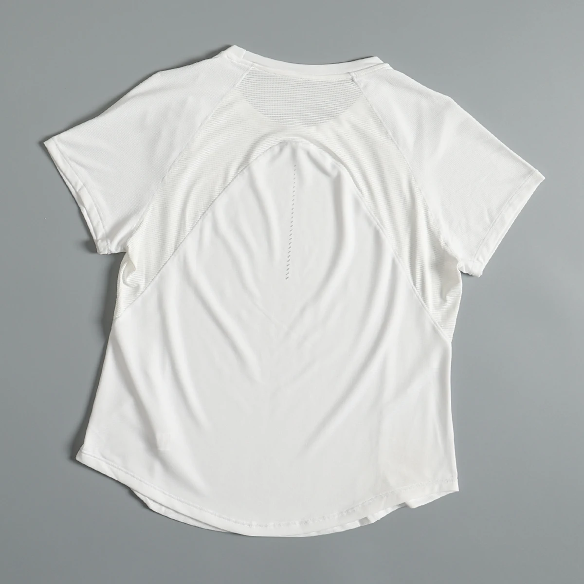 Women's Yoga Sportswear Short Sleeve Mesh Back Quick Dry Breathable Running Cover up Training T-Shirt Fitness Running Top