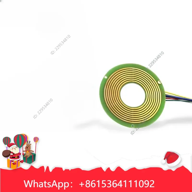 de alta calidad for Disc Slip Ring PCB Conductive Inner Hole 12-50mm Separate Ultra-thin Collector Compatible For Model，1pc