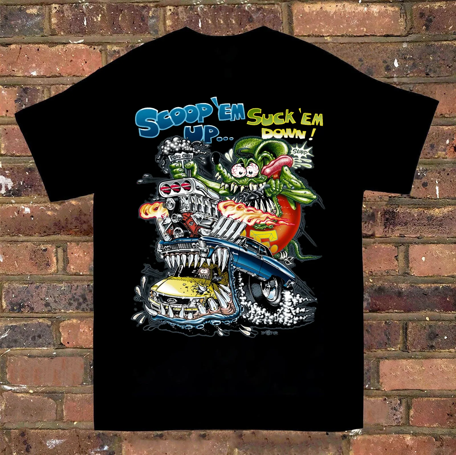 

New Ed Roth Rat Fink Cotton Gift For Family Black All Size Unisex T-Shirt TMB748