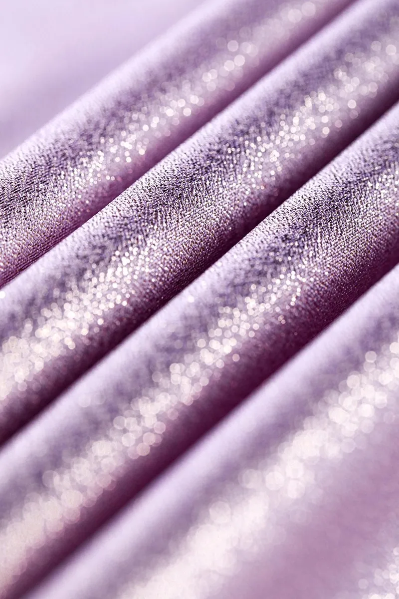 Bright shiny fabric sewing creative clothing stage performance dress handmade DIY designer fabric