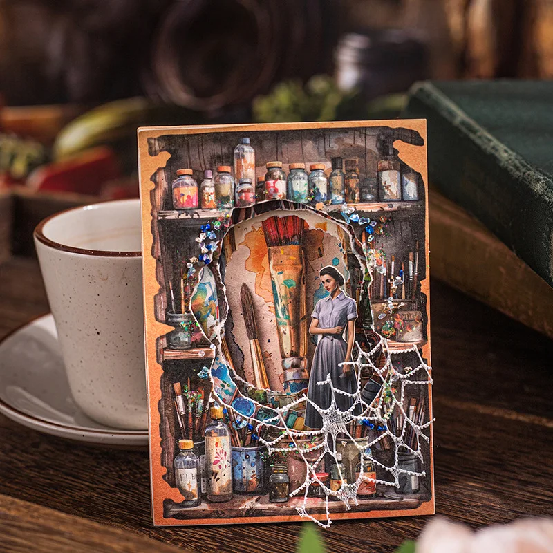 30 ชิ้น/ล็อต Memo Pads วัสดุกระดาษวันหยุดสุดสัปดาห์ไดอารี่ขยะสมุดบันทึก Scrapbooking การ์ด Retro พื้นหลังตกแต่งกระดาษ