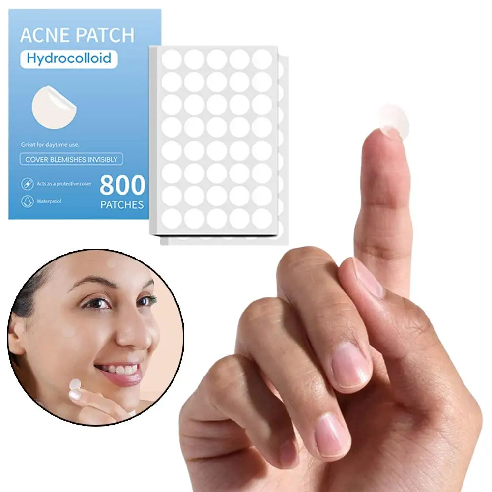 1200 Stuks Acne Puistje Patch Sticker Waterdicht Acne Behandeling Puistje Remover Tool Smet Spot Gezichtsmasker Huidverzorging Verborgen Puistje