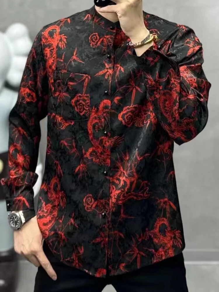 

Новая мужская рубашка для весны и лета: модная, простая, деловая, в стиле тан, премиум-класса, для молодежи, повседневная, не требует глажки.