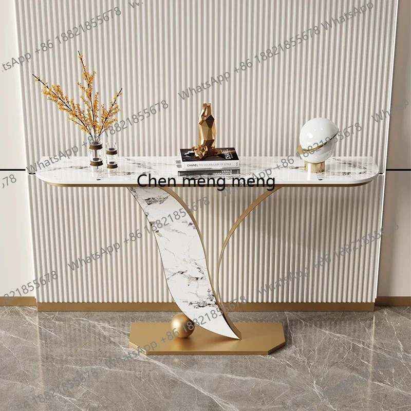 Mesas de Consola Minimalistas, Mesa de Consola Simple, Estilo Estético, Ahorro de Espacio, Mesa de Recibidor, Muebles para Sala de Estar