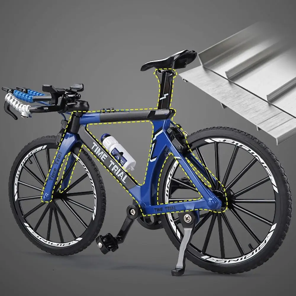 Kids Adult Diecast Mountain Bike Model Racing Ornament Mini Bicycle Pocket Alloy Simulation Bicycle For Boys