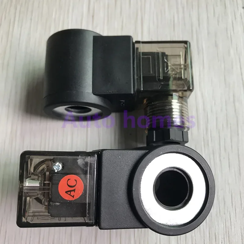 Hydraulic Solenoid Valve Coil Threaded Cartridge Valve Coil Inner Hole 13mm Height 37mm AC220V DC24V