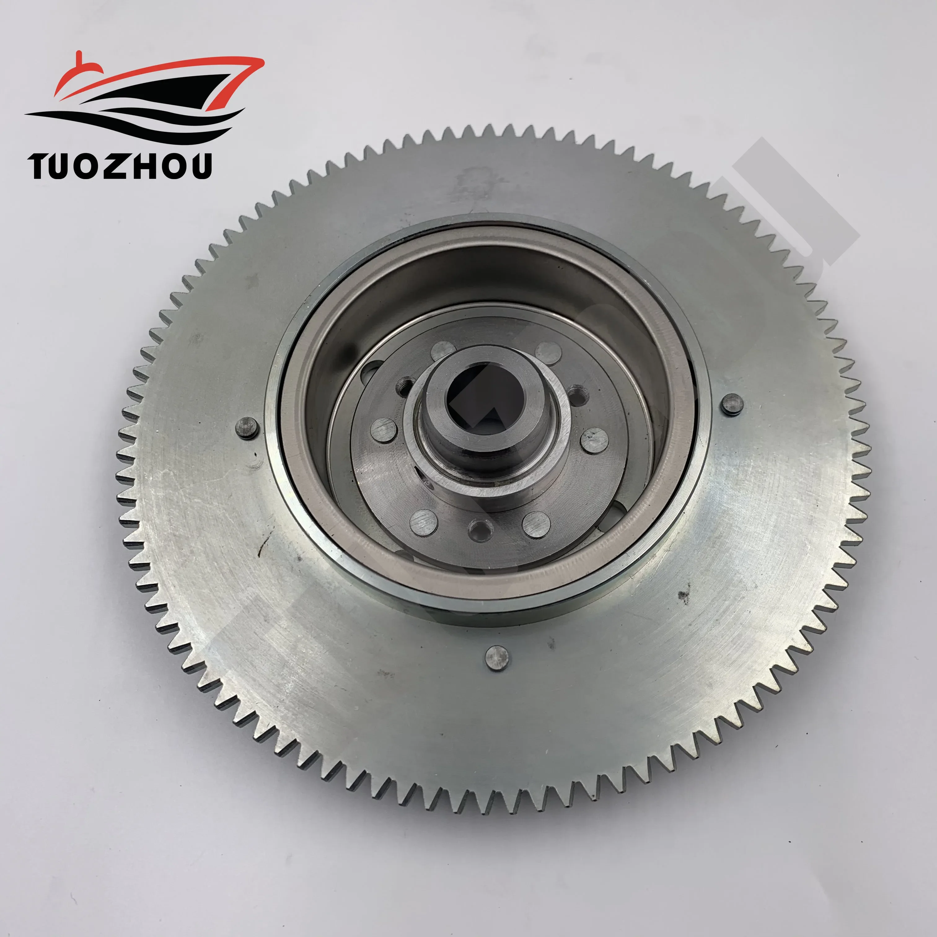 

61T-85550-10 Electrical Rotor Flywheel Replaces For Yamaha Outboard Motor 25HP 30HP 61N 69P 61T 2T Parsun 61T-85550