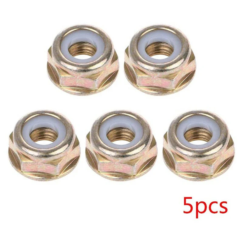 

Trimming Nut 5Pcs For Brushcutter Lawn Left-Hand Mowers Thread Blade Home Accessories Universal Nut Tools Lawn New