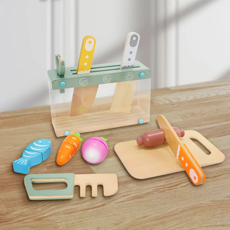 Girl Toys Children's Kitchen Vegetable Cutting Tool Model Toy Kitchen Simulation Food Puzzle Toy