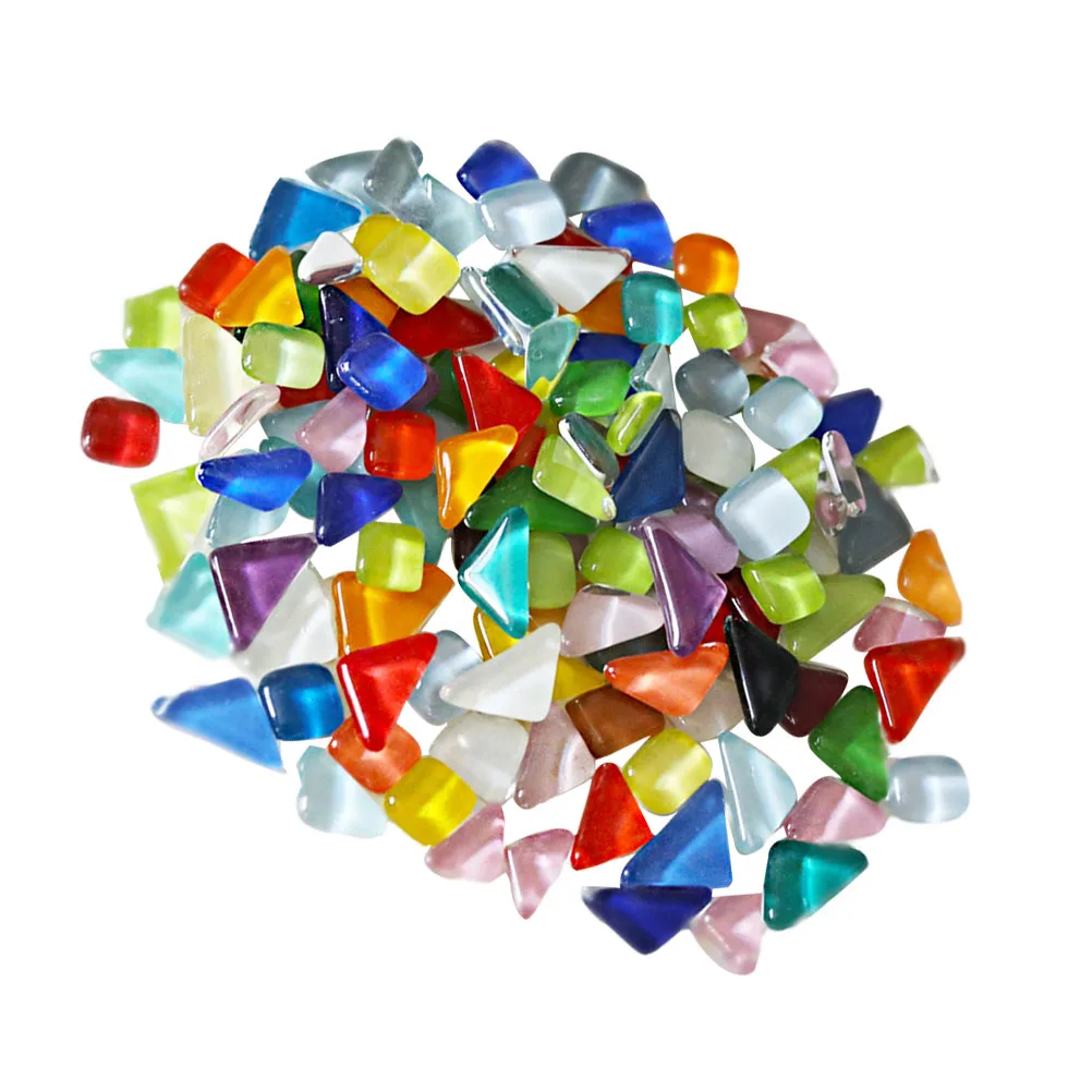 

Mosaic Glass Pieces DIY Craft Supplies Crystal Mosaic Patches H made Decorations Accessories Creative Jewelry Making Materials