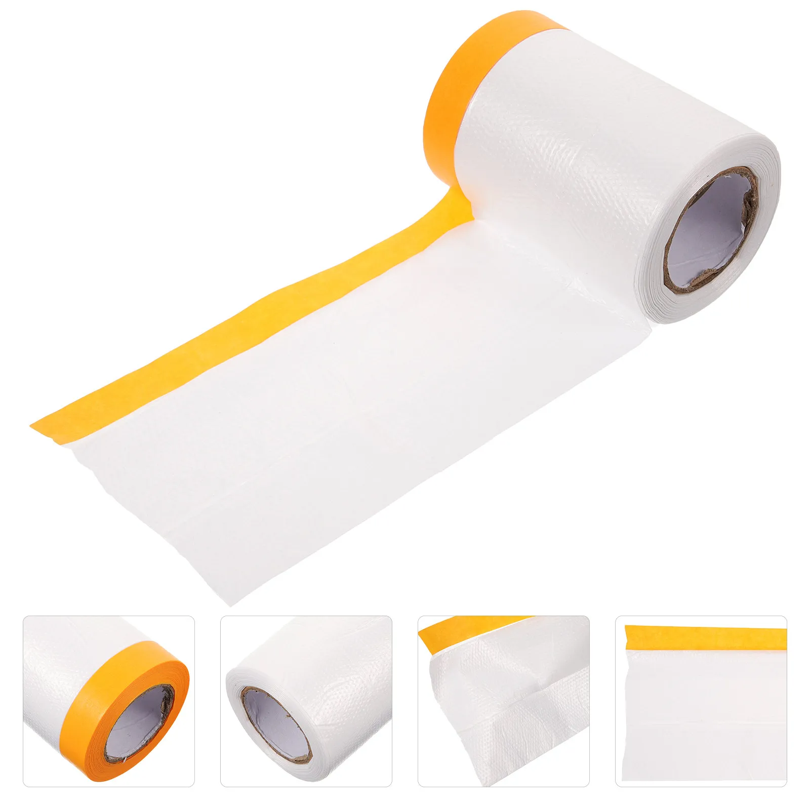 

1 Roll Washi Masking Film Plastic Masking Paper Paint Protective Film for Car Body Automotive Paint House Decoration 20 Meter
