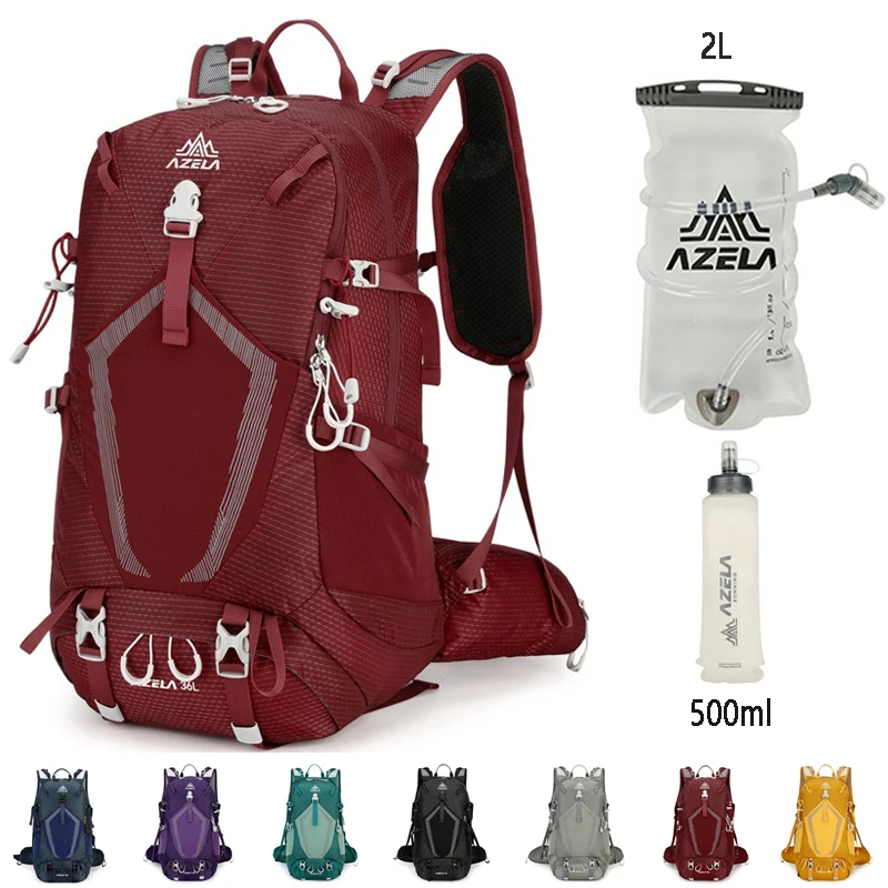 Hiking Backpack 36L Water-resistant Camping Backpack for Men and Women Outdoor Sport Mountaineering Rucksack Hydration Bag