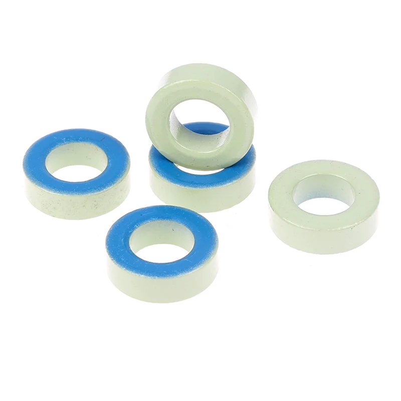 T94-52 Iron Ferrite Toroid Cores 24*14*8mmFor Inductors Iron powder Core  Blue Green Ring  24mm x 14mm x 8mm