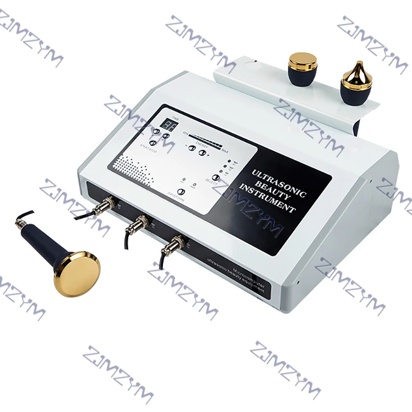 Draagbare ultrasone gezichtslift stimulator Schoonheidsinstrument 1 MHz behandeling Huidverzorging Gezichts-anti-aging gezichtsmassager