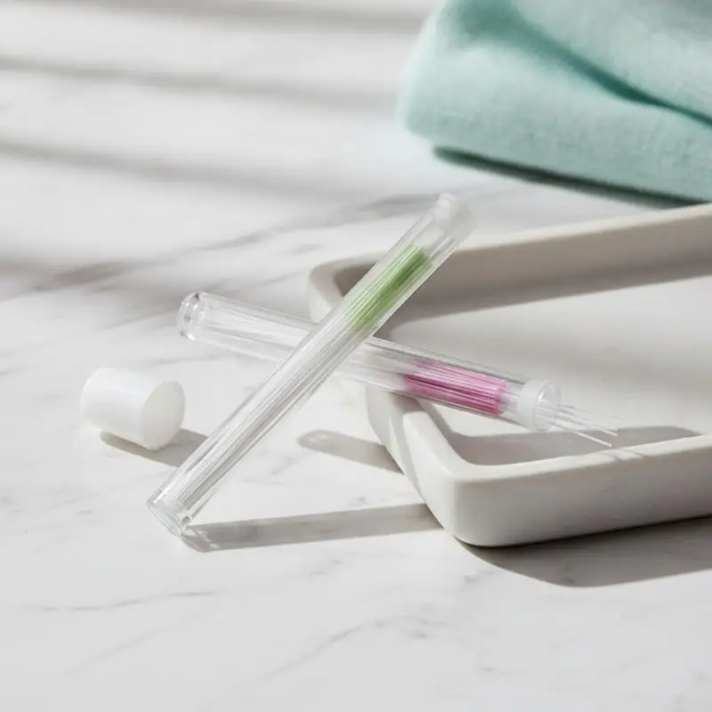 60Pcs/Tube Ear Line Ear Hole Cleaning Line Removes Dirt Deodorizes Prevents Plugging Ear Line Portable Ear Hole Cleaning Tools