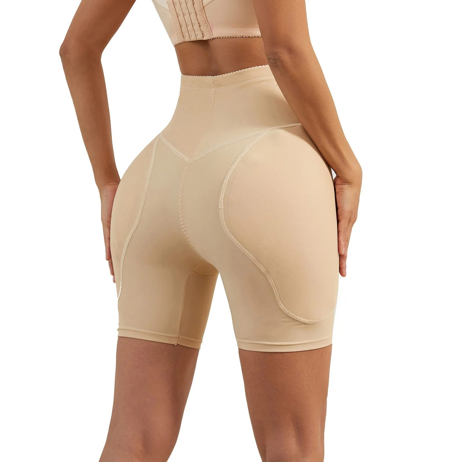 Women Hip Pads Waist Trainer Body Shapewear Tummy Shaper Fake Ass Butt Lifter Booties Enhancer Booty Lifting Thigh Trimmer Pants