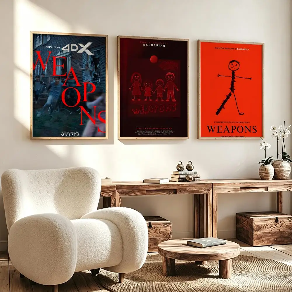 Modern Aesthetic Wall Art Poster movie Weapons Poster for Office Home Decor Interior Large Wall Picture Print