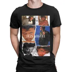 Summer Retro Luis Miguel Albums Men Women T Shirt Mexican Artists Amazing Tees T-Shirts Pure Cotton Graphic Printing Clothes