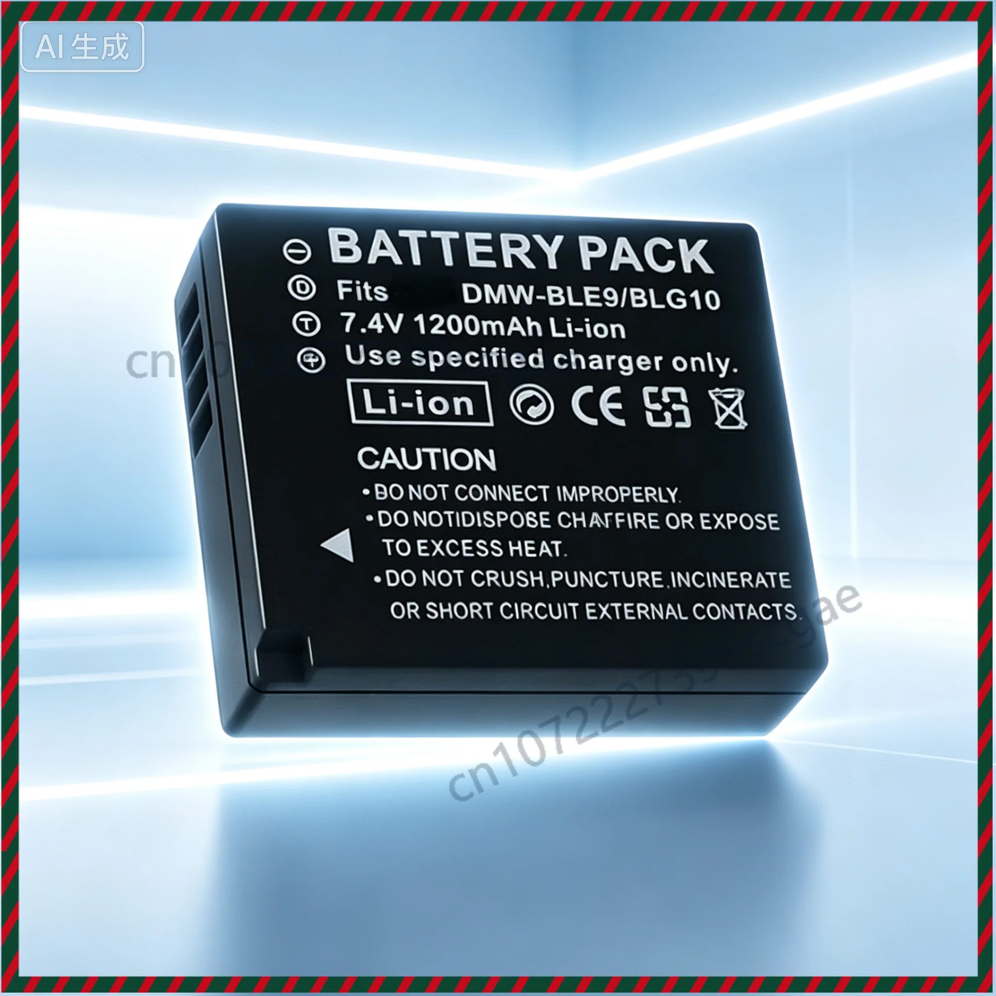 Compatible Battery & Charger Set for Leica BP‑DC15 BLG10 Q2 Q2 Monochrom Camera