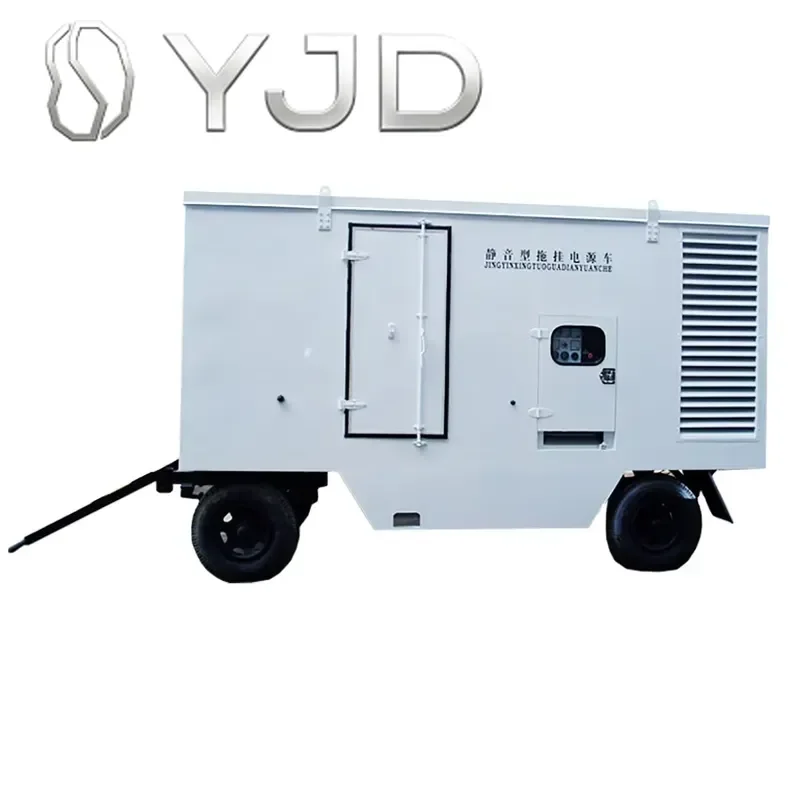 Waterproof Trailer Genset 100kva 200kva 300kva 400kva Power Standby Mobile diesel Generating Set