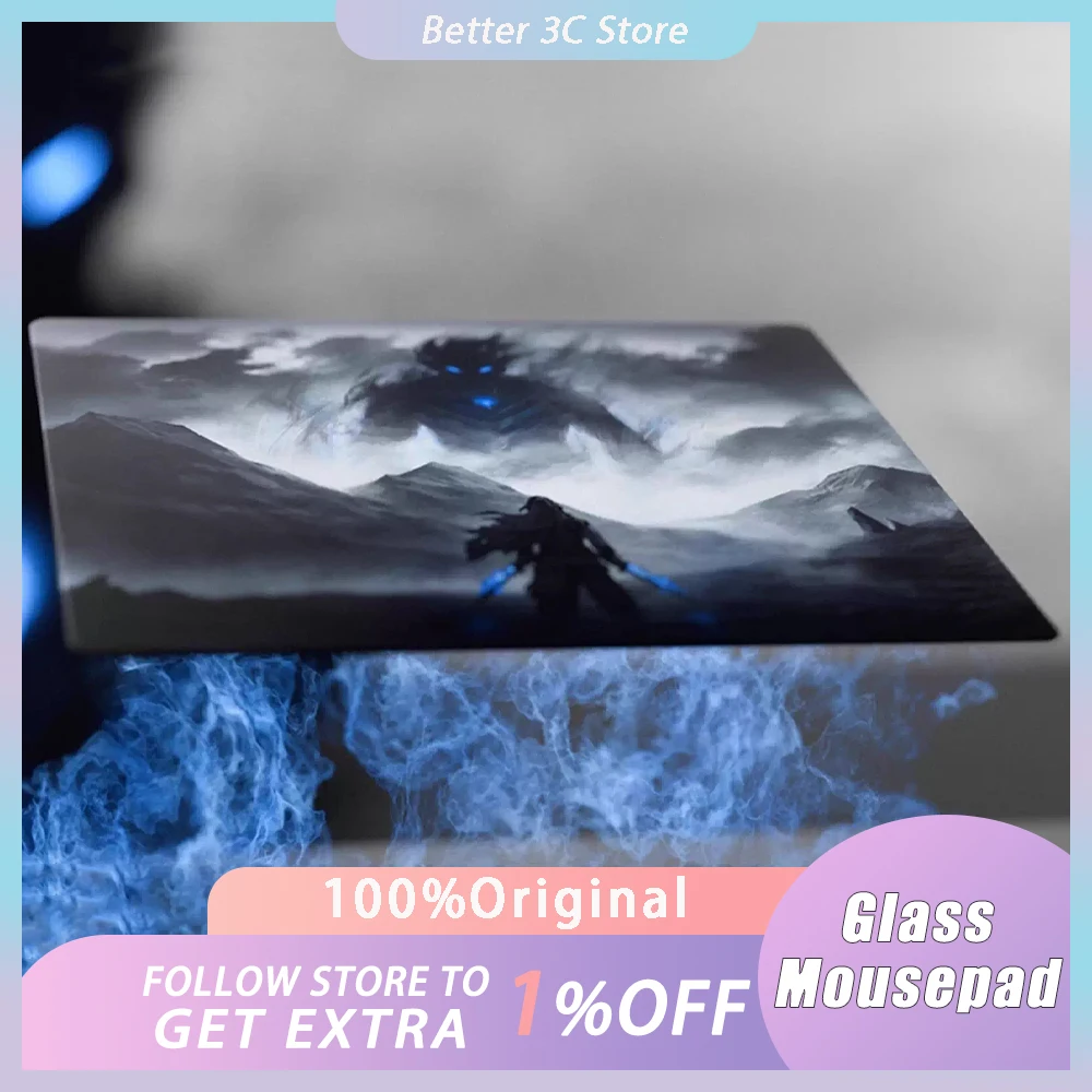 

Phantom Glass Mousepad Duplicate Edition Mouse Pad 490x430mm Smooth Gaming Mousepad PC Gamer Accessories Valorant Gifts