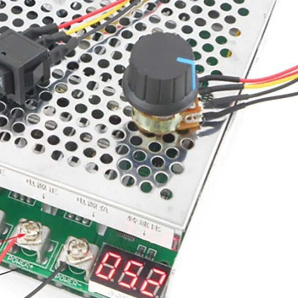 ABUO-5500W 15Khz Reversible LED Digital PWM Motor Speed Controller DC 10-55V Forward Reverse With Potetiometer Control Switch