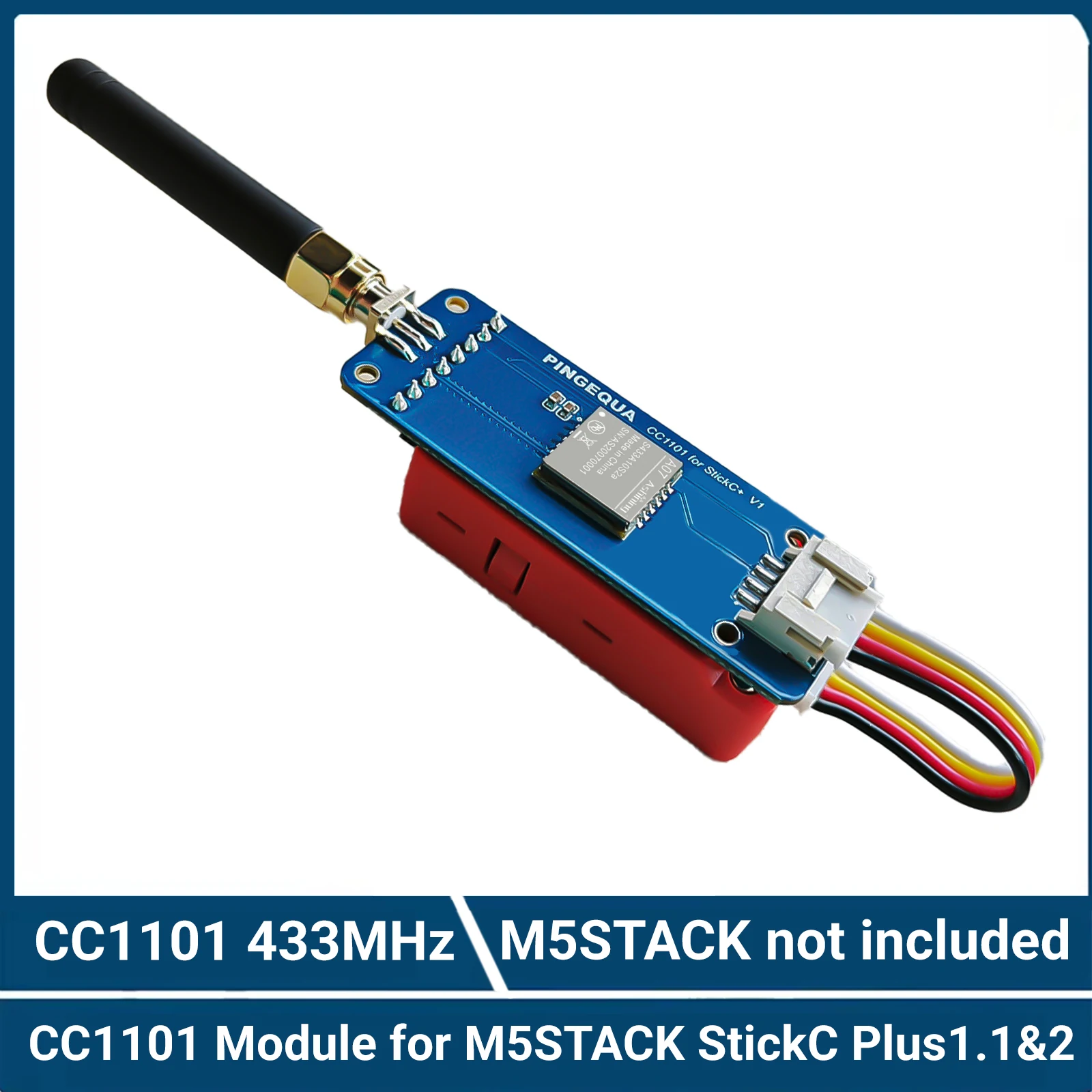Модуль RF CC1101 для M5Stack StickC Plus1.1 и 2, поддержка 433 МГц, под ГГц, совместимый с прошивкой Брюса