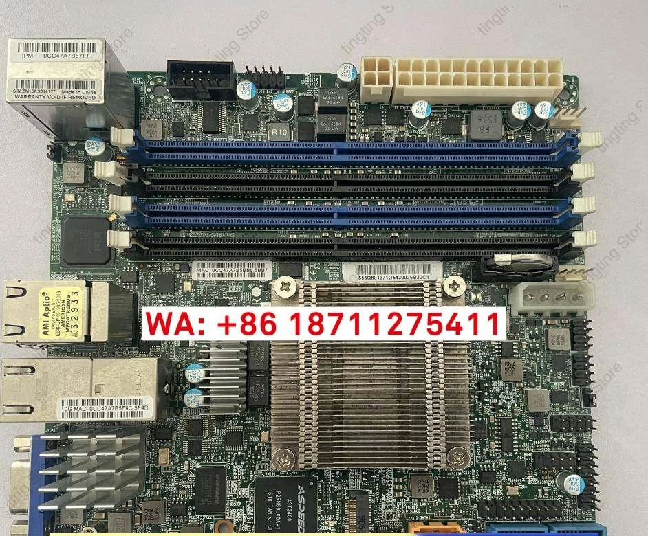Ultra Micro X10SDV-TLN4F Server ITX Motherboard Integrated XEON+D1540+8 Core 16 Thread CPU