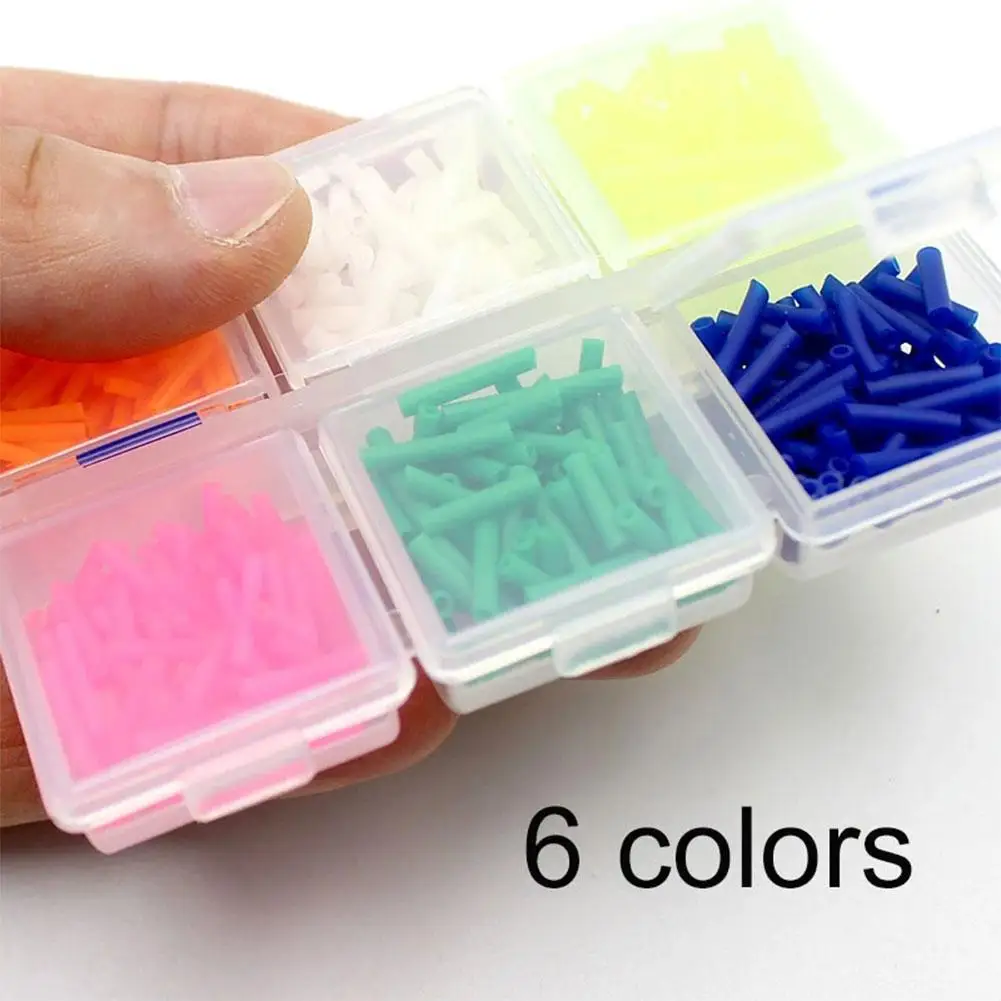 1 Box Assorted Pole Floats Color Silicone Tube Set Tackle Fishing Carp Gadgets Fishing Carp Accessories H5x3