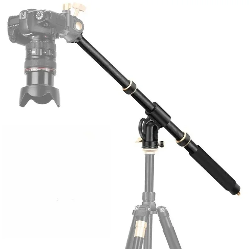 

Tripod overhead pole SLR camera mobile phone food video vertical shooting live camera light rocker arm crossbar bracket