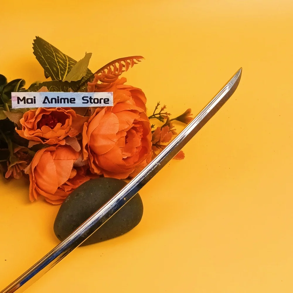 10-calowy miecz Katana Ichimaru Gin, metalowy nóż ninja, ostrze z anime Bleach, katana w naturalnej wielkości, oryginalny szabla samurajska, niedoładowana zabawka, prezent