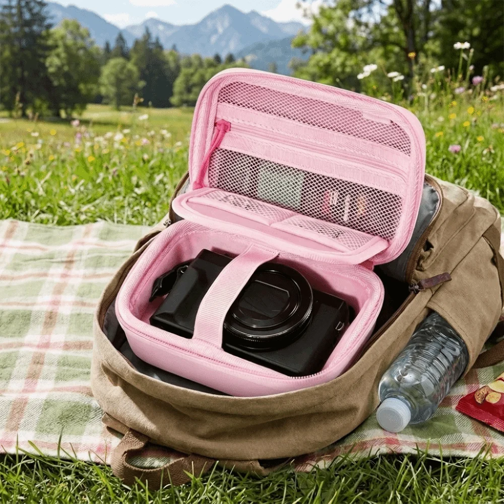 Hard Shell Camera Case Waterproof Portable CCD Carrying Case Dustproof Universal Protective Carrying Bag Photography Equipment