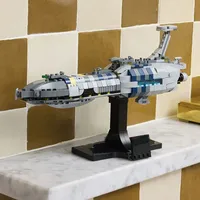 Hot toys MOC star Invisible  Hand Spaceship Building Blocks Model Compatible With Toys For Adult Children Birthday Gifts 557pcs
