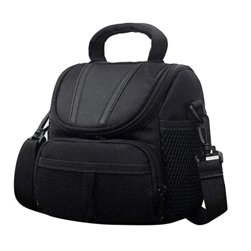 Bolsa para câmera slr, bolsa leve para fotografia, alça de ombro ajustável, bolsa para câmera, bolso com zíper para nikon d40