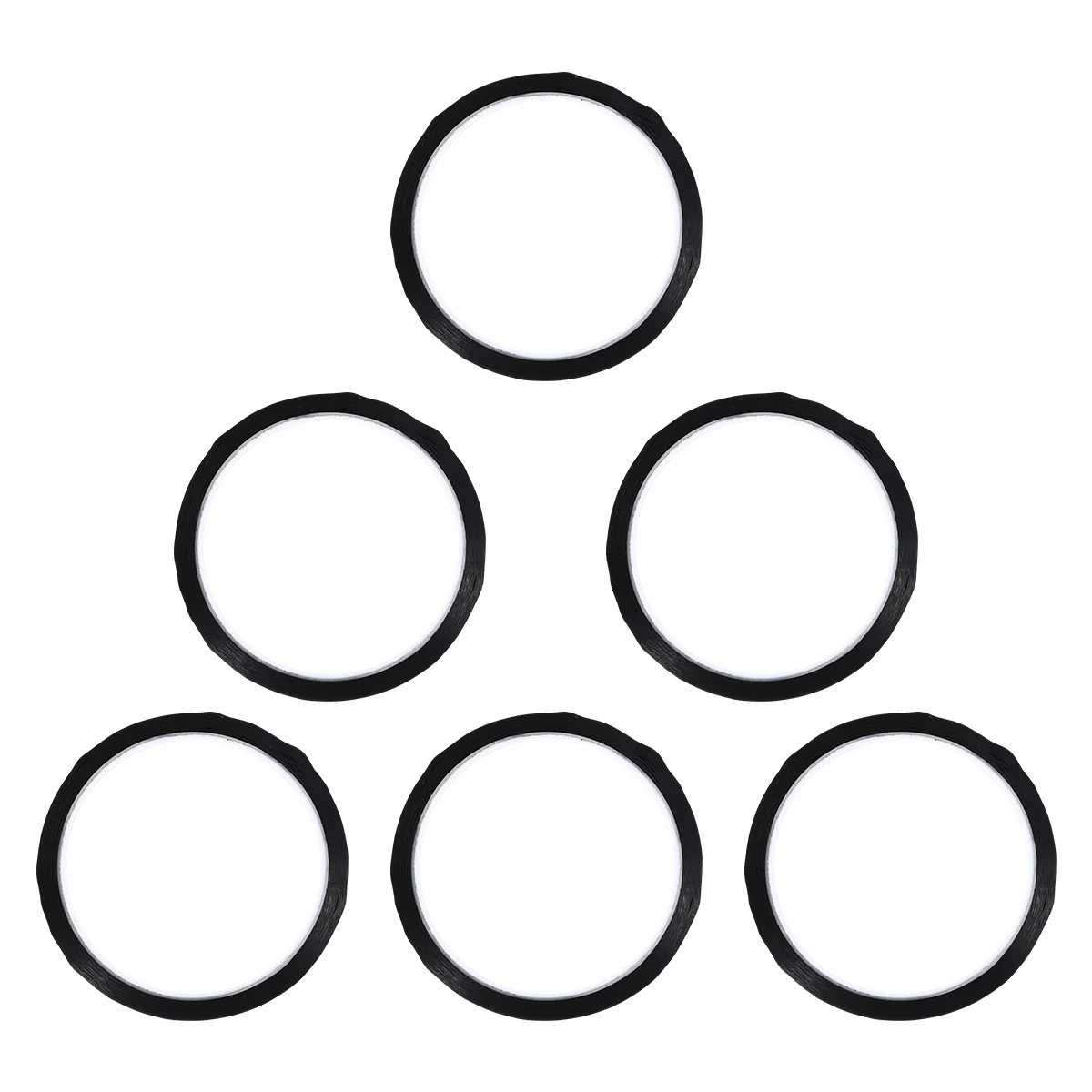 6 Rolls Marking Sticker Desktop Sign Tapes Desktop Positioning Tape Marking Tape Tape for Marking