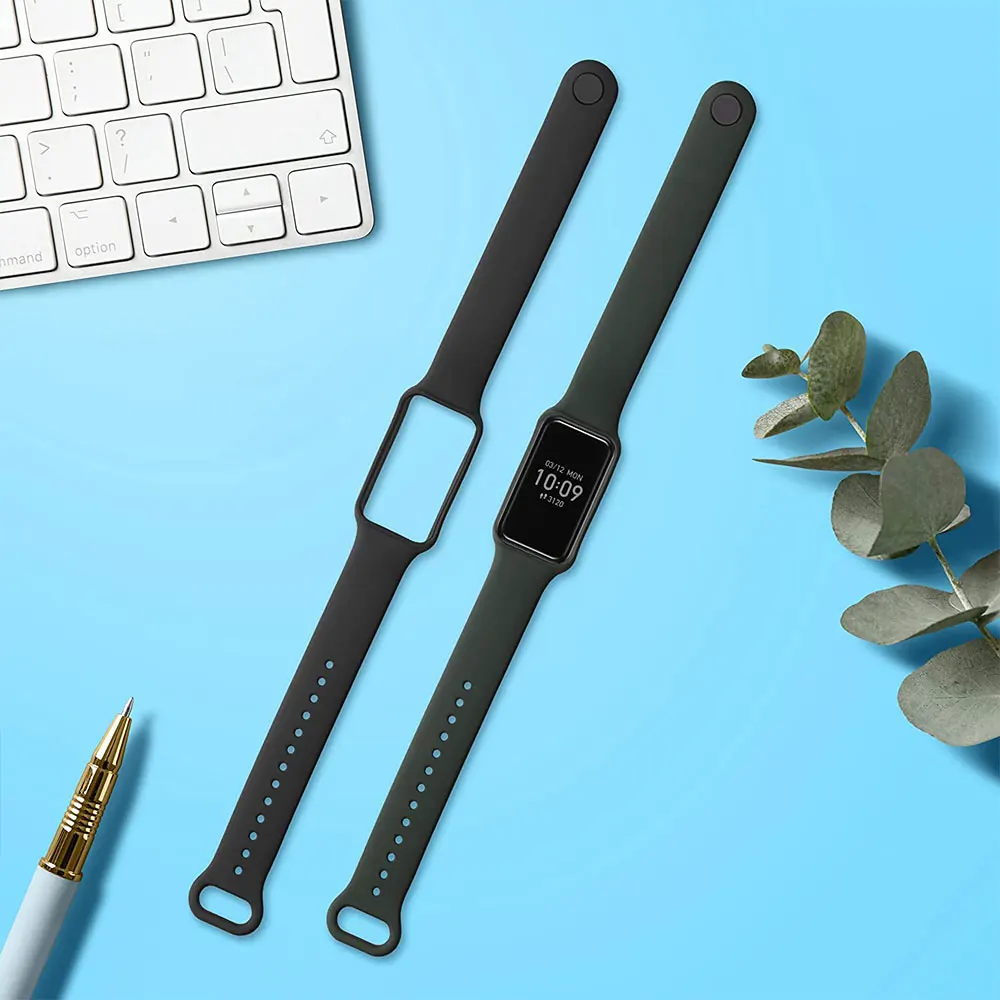 สายนาฬิกาข้อมือสำหรับ Huami Amazfit Band 7 Smartwatch สายคล้องคอซิลิโคนสำหรับ Amazfit สายนาฬิกาข้อมือ7สร้อยข้อมือสมาร์ทเปลี่ยนอุปกรณ์เสริม