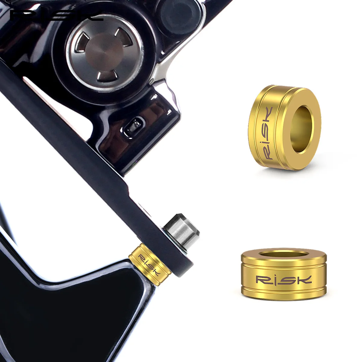 خطر الدراجة الجبلية M6 سبائك التيتانيوم المسمار طوقا الفرامل المشبك XT مكبح قرصي الارتفاع الثابت زيادة طوقا