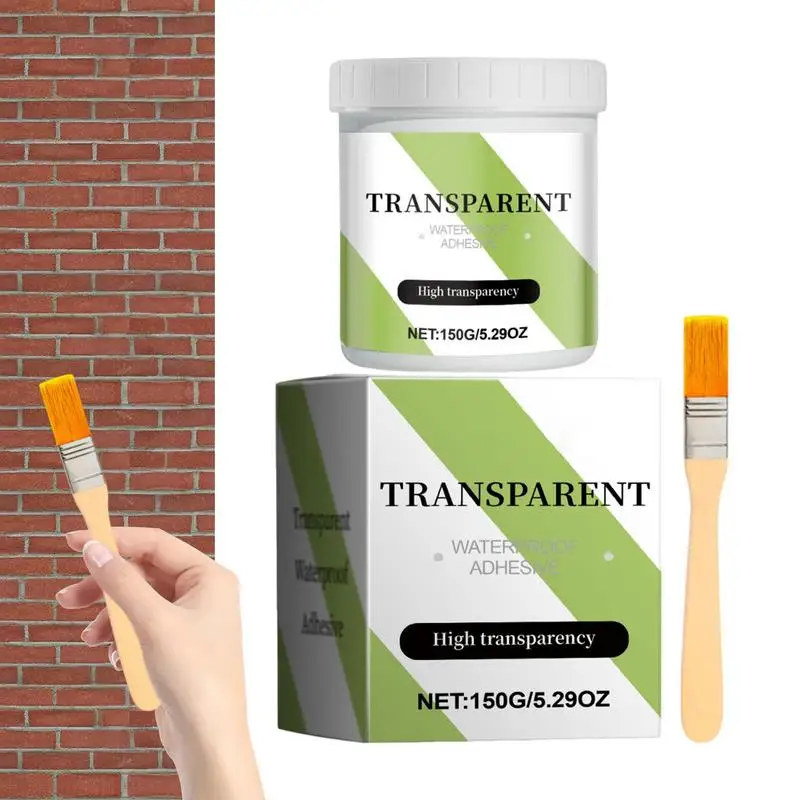 Transparent Waterproof Glue Strong Bonding Adhesive Anti-Leakage Agent Glue Long-Lasting Quick-Drying For Toilet Leaks Bathroom