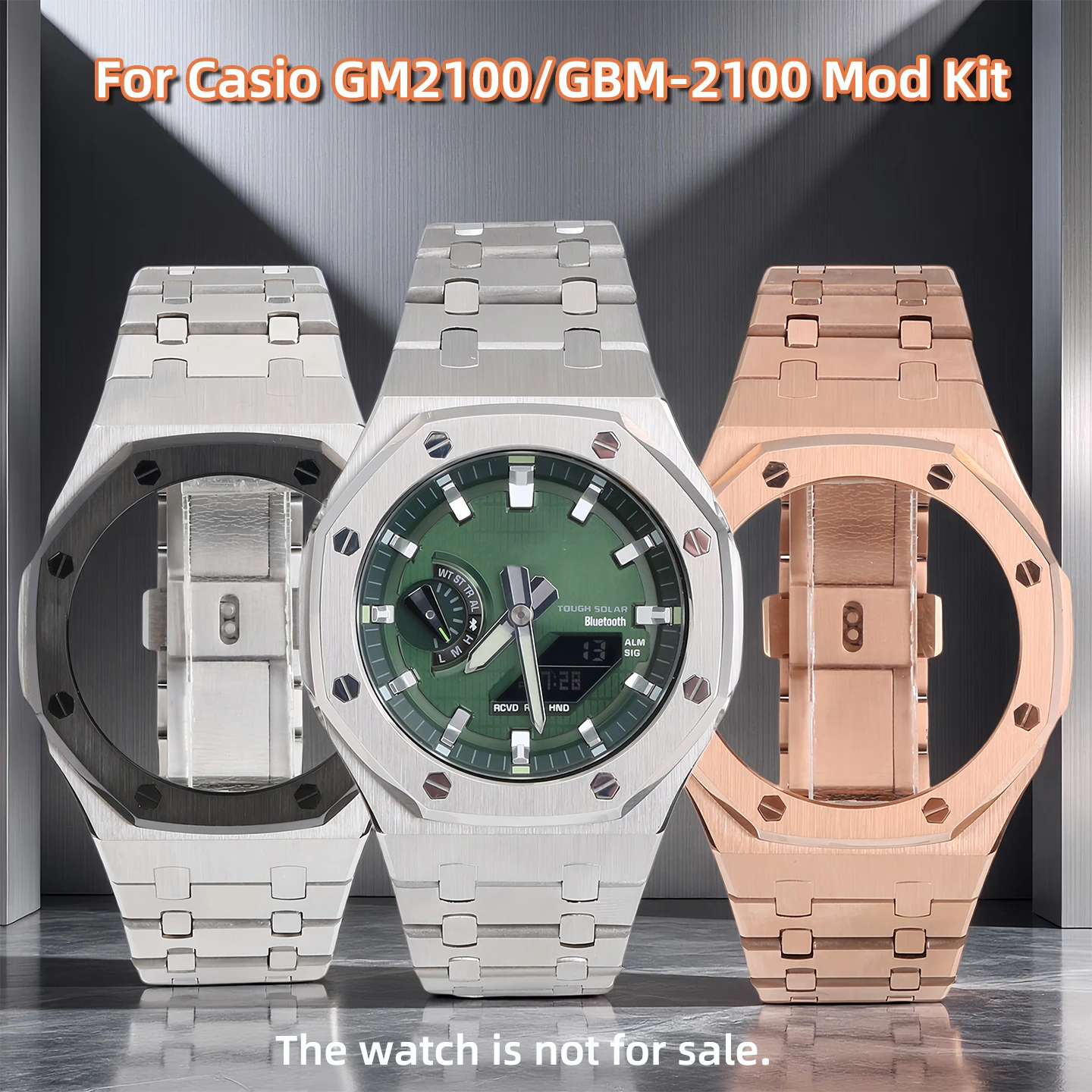 for-casio-ga2100-ga-2110-stainless-steel-watch-mod-kit-casioak-gm2100-gbm-2100-frost-gold-watch-band-upgrade-replacement-case