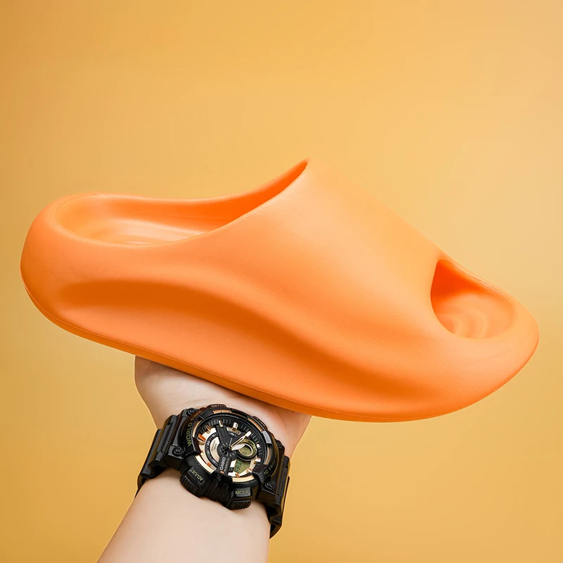 

Summer Couple Slippers Men Women Indoor Home Slides Sandals Outdoor Thick Bottom Anti Slip Wear-resistant Beach Shoes Flip Flops