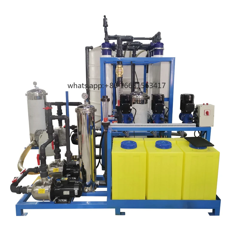 10T/H Water Treatment UF Plant Sewage Recycling System Ultrafiltration Membrane Water Filtration System Flood Water Maker